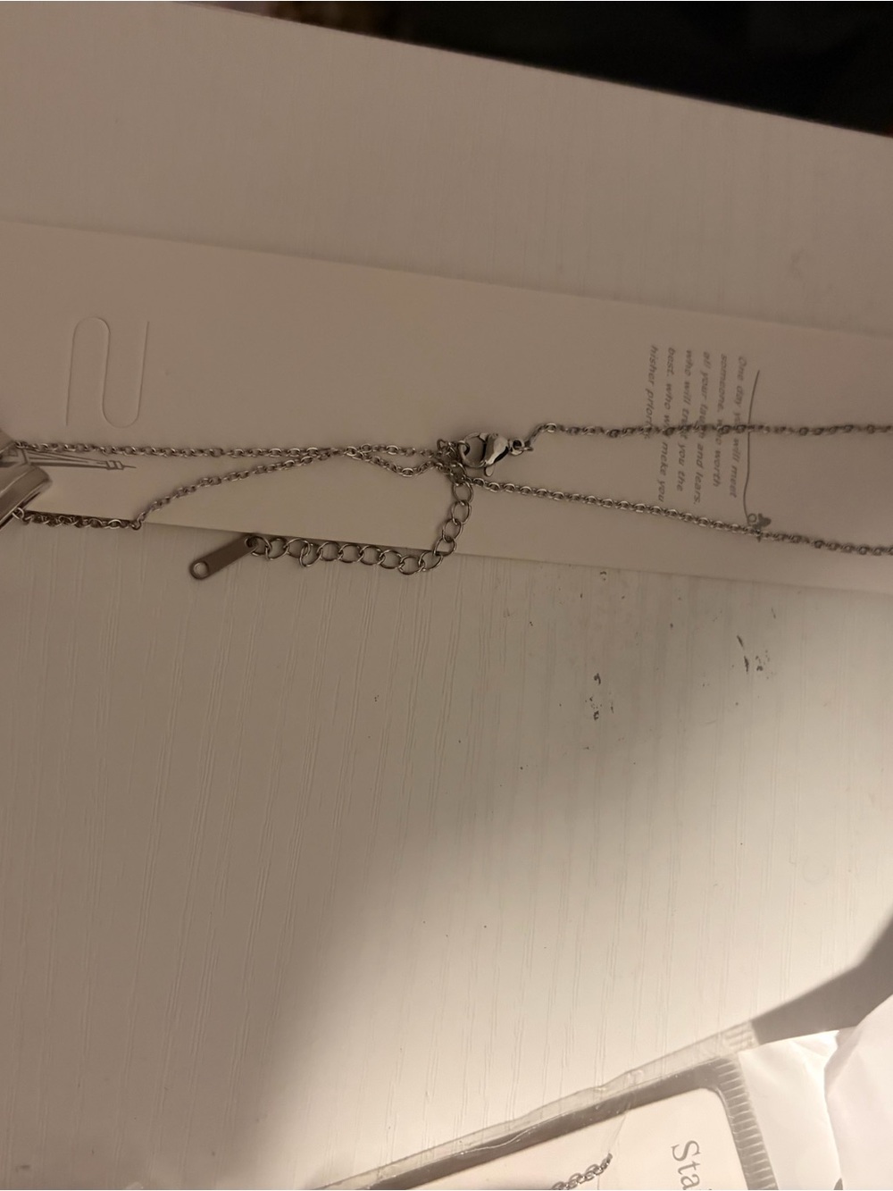 Delicate Silver-Tone Layered Necklace for Women